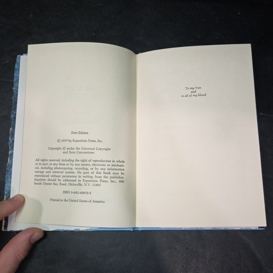 The Soft of Pisces Allen Dale Signed First Edition 1977 Poetry Hardcover Book - Thumbnail 5