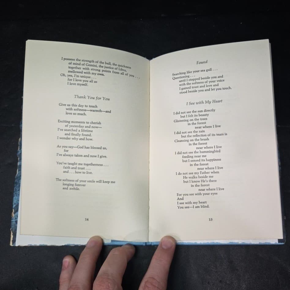 The Soft of Pisces Allen Dale Signed First Edition 1977 Poetry Hardcover Book - Thumbnail 6