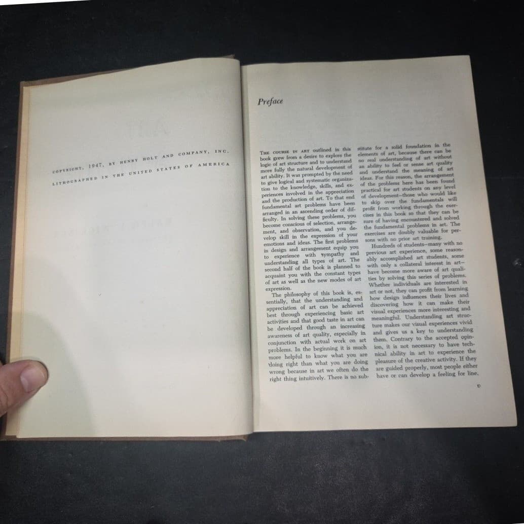 An Introduction to Art Activities Ralph L Wickiser 1947 Hardcover Art Textbook - Thumbnail 5