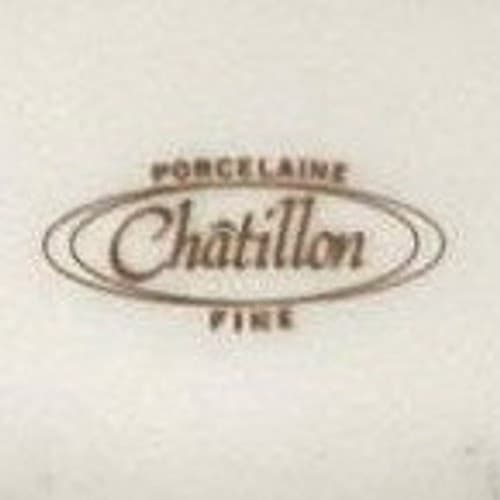 Chatillon Porcelain 50th Anniversary Collector Plate, Vintage Dish, Gold Accents - Thumbnail 3