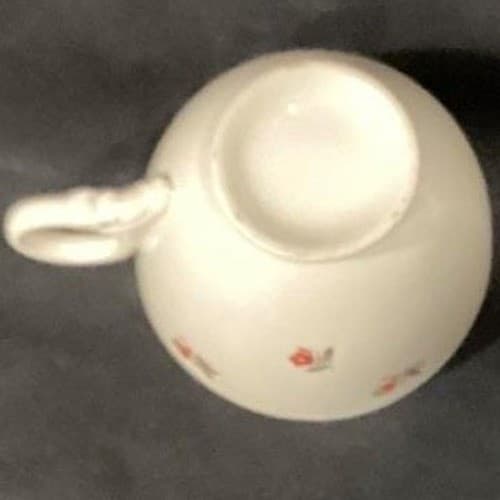 Cunningham & Pickett "Cardinal" Teacup and Saucer, Hand Decorated Tableware - Thumbnail 7