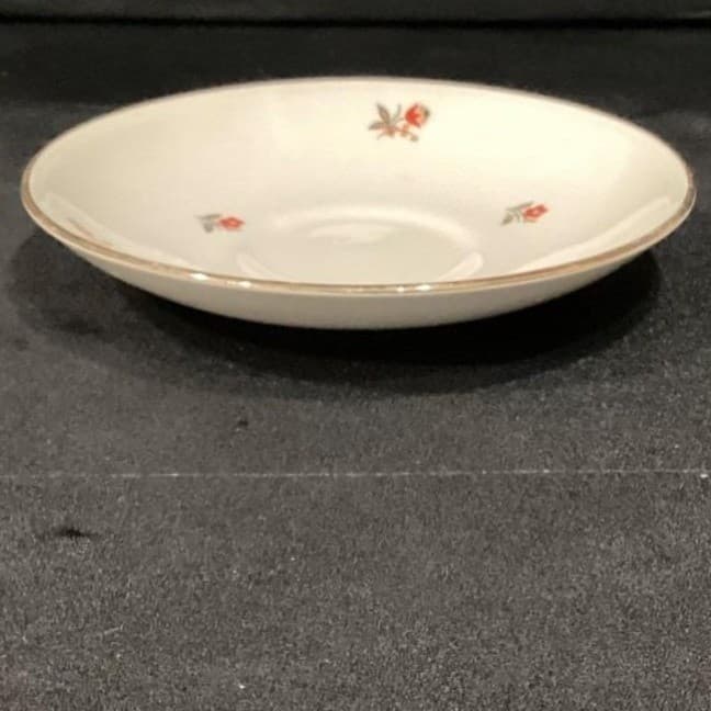 Cunningham & Pickett "Cardinal" Teacup and Saucer, Hand Decorated Tableware - Thumbnail 15