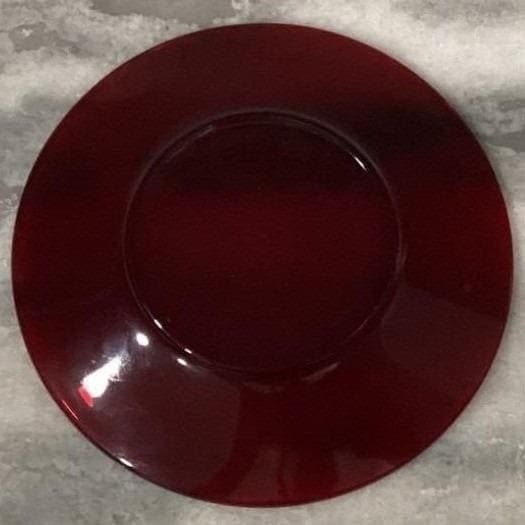 Anchor Hocking Royal Ruby Red Teacups & Saucers, Set of 4, Vintage Glassware - Thumbnail 7