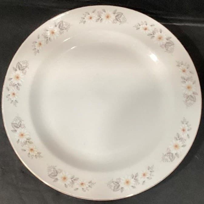Snowflower by China Dinner Plates, Set of 4, Vintage Multicolor Floral Porcelain - Thumbnail 5