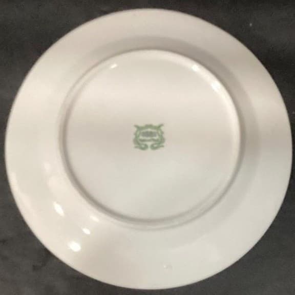 Snowflower by China Salad Plates, Set of 2, Vintage Multicolor Floral Porcelain - Thumbnail 4