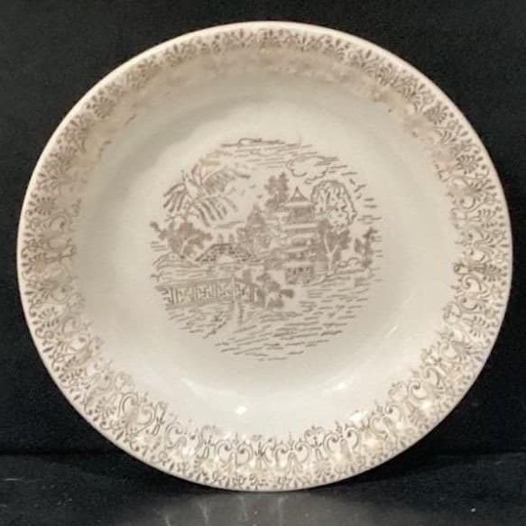 Cronin China Asian Theme Bowl, Gold Gild Vintage Porcelain Replacement Tableware - Thumbnail 6