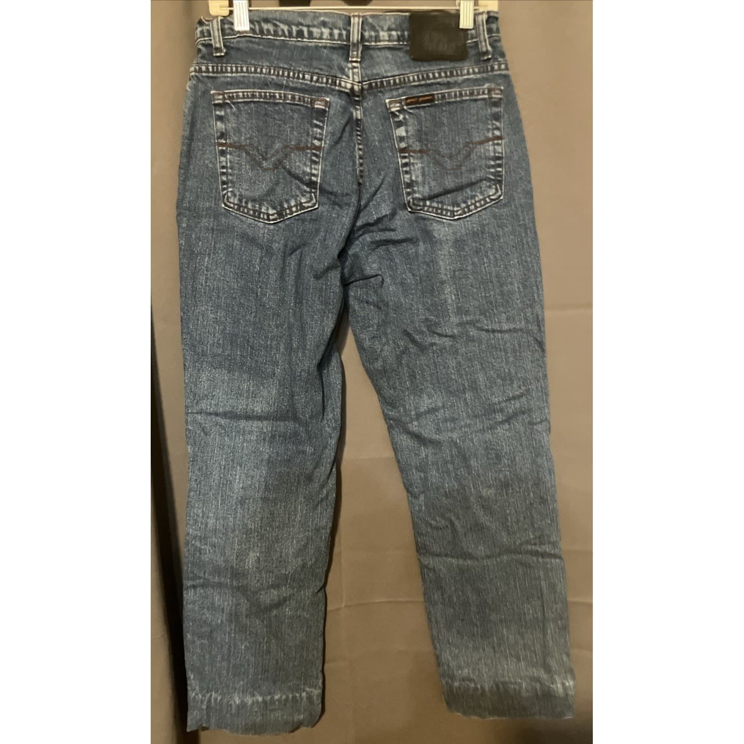 Harley Davidson Straight Leg Jeans, Woman's Size 8, Blue Medium Wash, 99014-05VW - Thumbnail 4