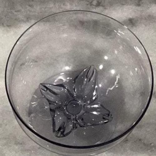 Blefeld Leaf Fantasy Lilac Sherbet Glasses, Set of 2, Vtg Hand-Blown Crystal - Thumbnail 4