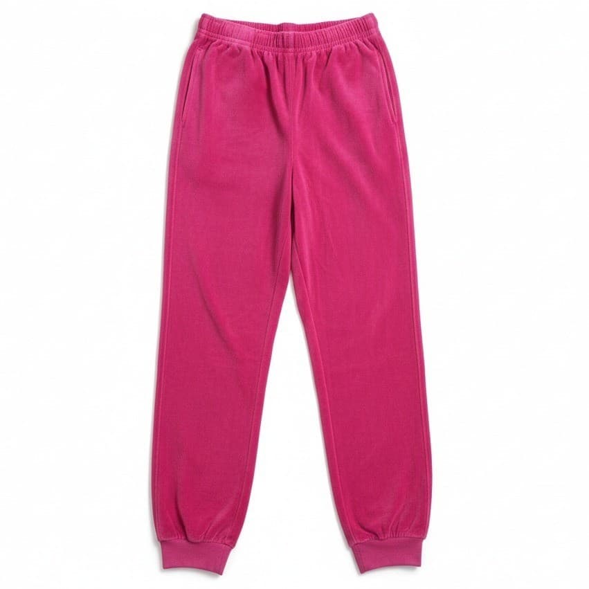 Liz Claiborne Hot Pink Velour Joggers Sweatpants, Women's Medium, High Waist