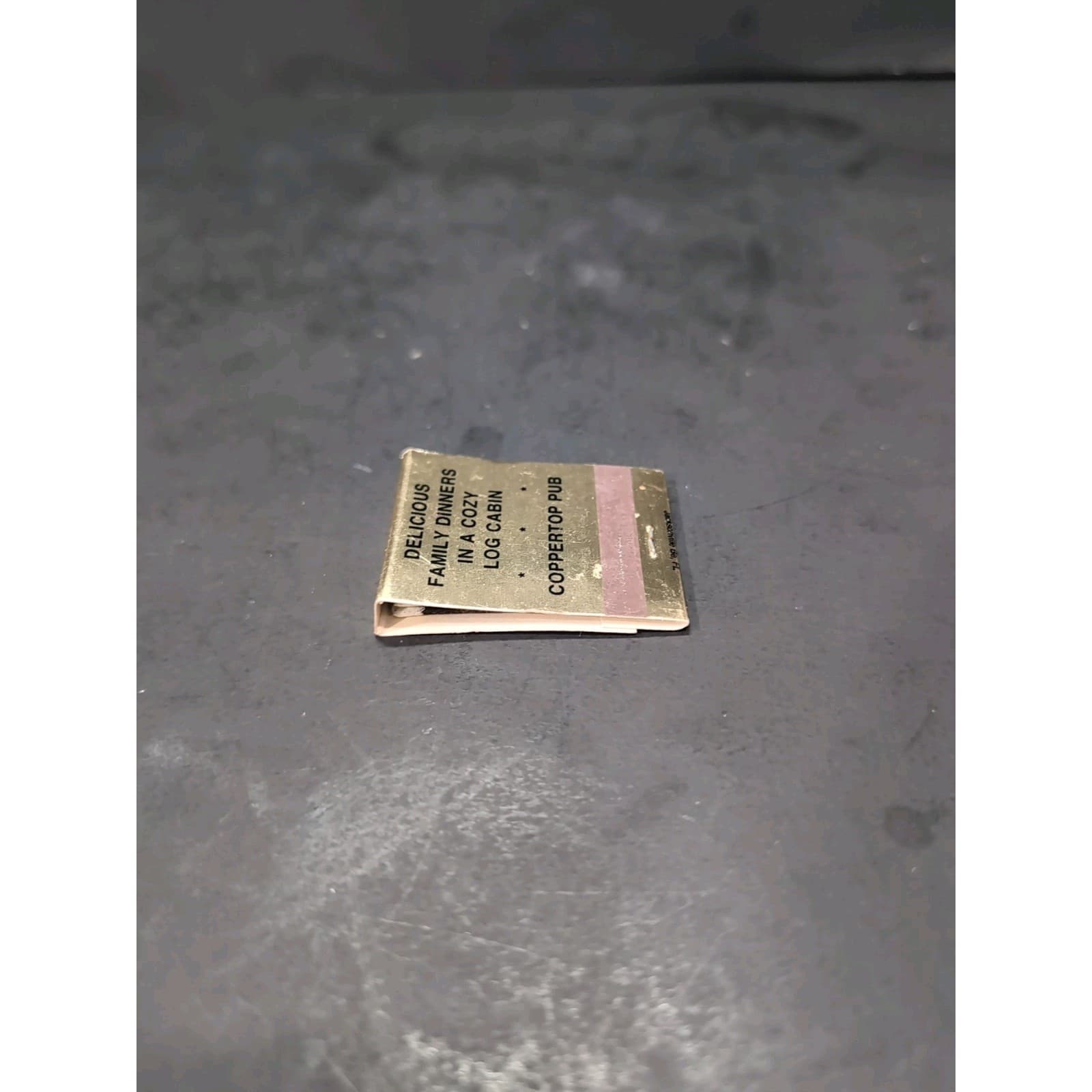 The Homestead Coppertop Pub Matchbook, Vintage, Jacksonville Beach FL, Gold Foil - Thumbnail 4