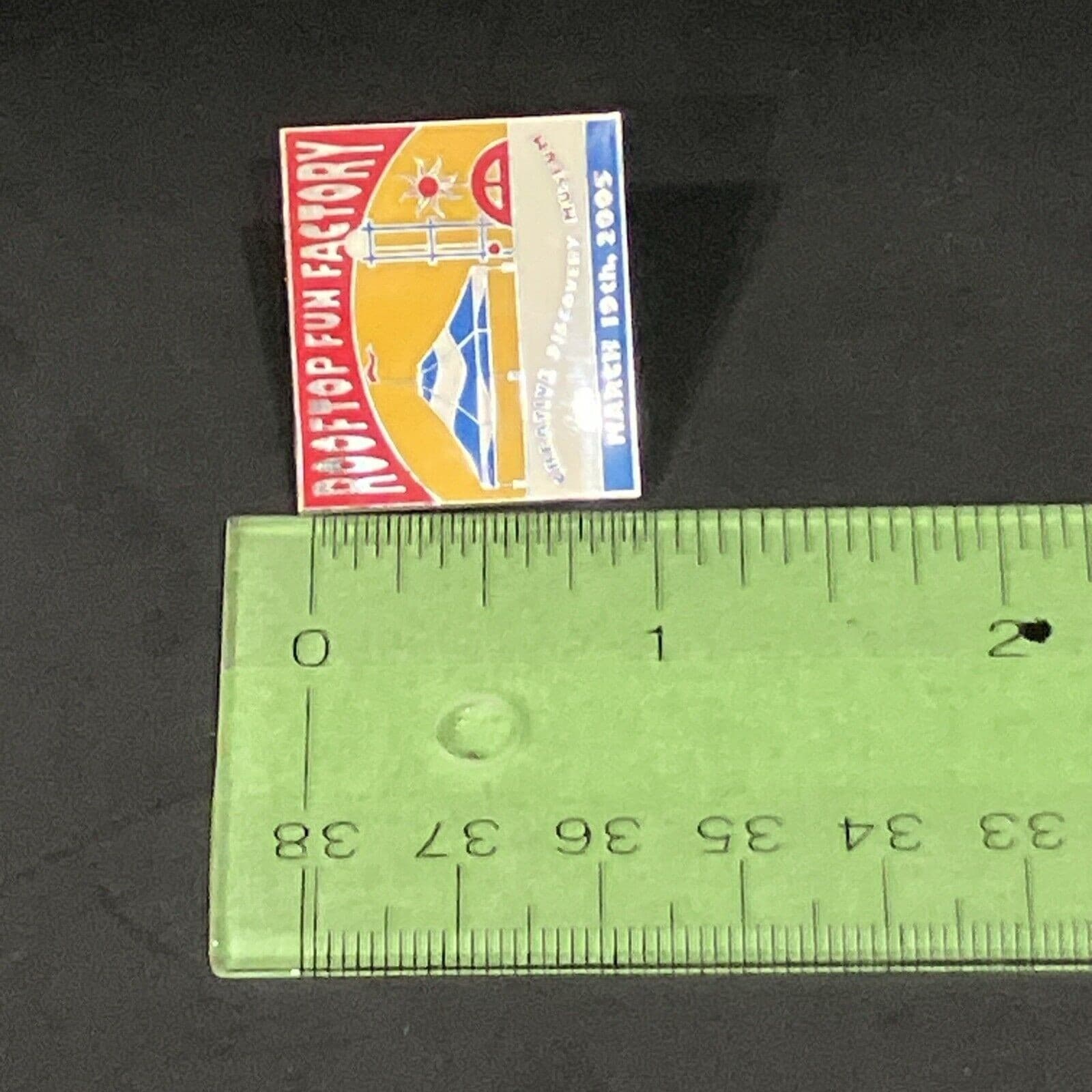Creative Discovery Museum Rooftop Fun Factory March 19 2005 Enamel Pin Souvenir - Thumbnail 4