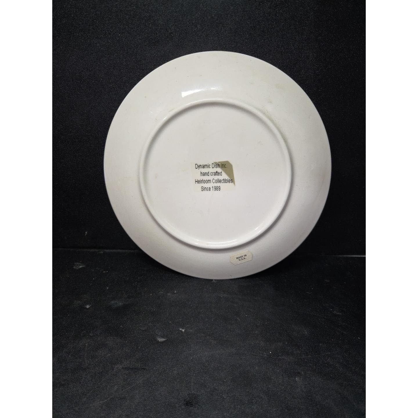 Hamilton "Moonlight Run" Spirit Wolf Collector Plate, Vintage 8" Porcelain Decor - Thumbnail 2