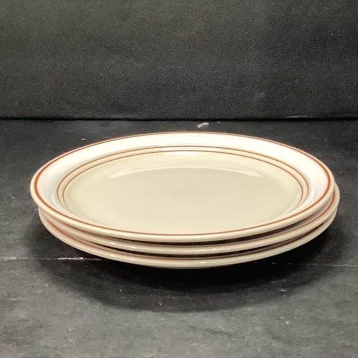 Anchor Hocking Adobe Salad Plates #C8700/10, Set of 3, Vtg Stoneware, Dinnerware - Thumbnail 10
