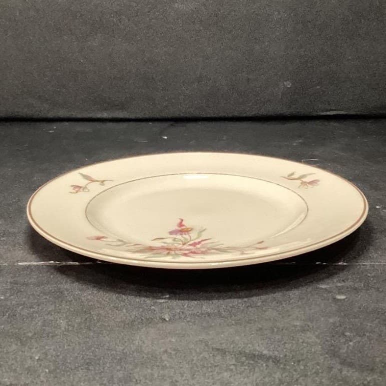Arabia of Finland Maire Bread Plate, Vintage Pink Floral Dinnerware, Tableware - Thumbnail 7