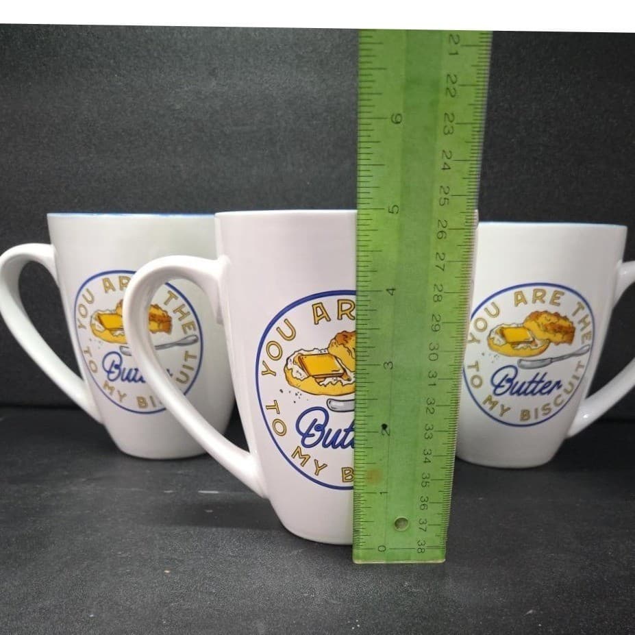 Paula Deen "You're The Butter To My Biscuit" Coffee Cups, Set Of 4, Drinkware - Thumbnail 9