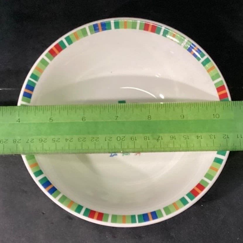 Oneida Kitchen Cereal Bowls, Set of 4, Vintage Holiday Love Peace Joy Design - Thumbnail 7