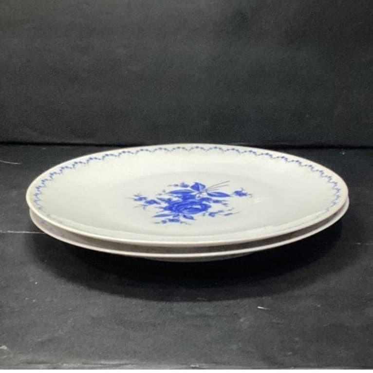 Alboth & Kaiser Bavaria Blue Flower Dinner Plates, Set of 2, Vintage Dinnerware - Thumbnail 7