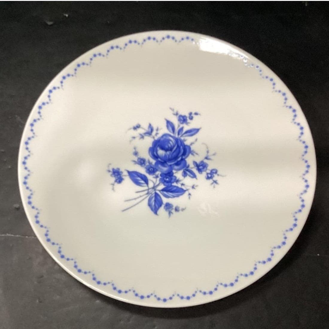 Alboth & Kaiser Bavaria Blue Flower Dinner Plates, Set of 2, Vintage Dinnerware - Thumbnail 3