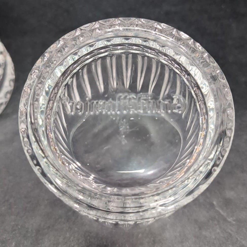 Grand Marnier Lowball Tumblers, Set of 2, Vintage Clear Barware, Whiskey Glasses - Thumbnail 8