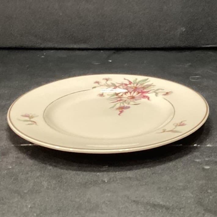 Arabia of Finland Maire Bread Plate, Vintage Pink Floral Dinnerware, Tableware - Thumbnail 9