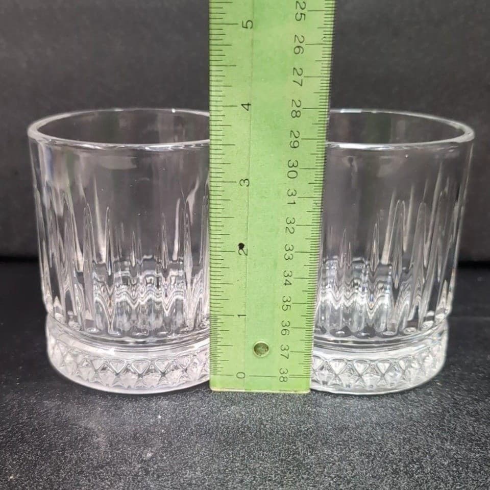 Grand Marnier Lowball Tumblers, Set of 2, Vintage Clear Barware, Whiskey Glasses - Thumbnail 9