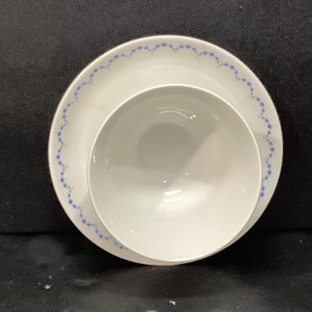 Alboth & Kaiser Bavaria Blue Flowers Condiment Dish, Vintage Floral Gravy Boat - Thumbnail 4