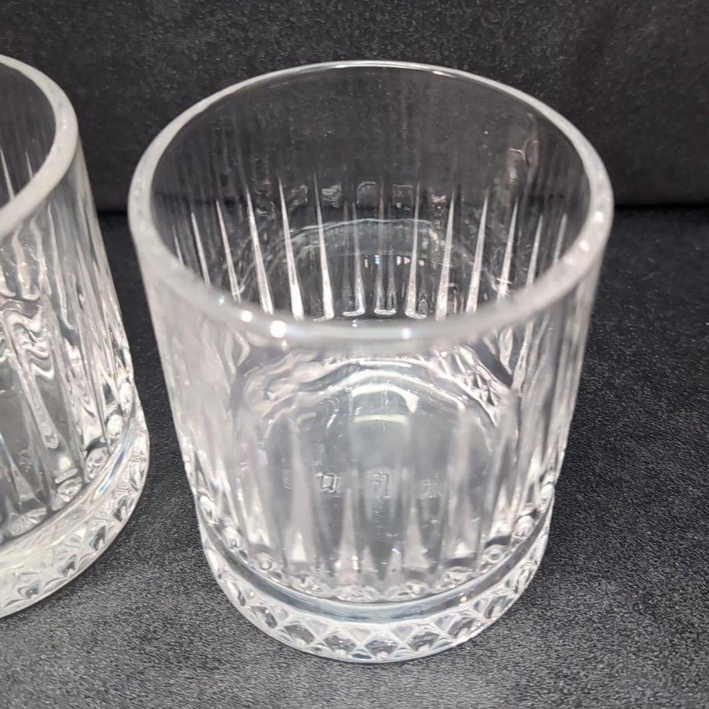 Grand Marnier Lowball Tumblers, Set of 2, Vintage Clear Barware, Whiskey Glasses - Thumbnail 6