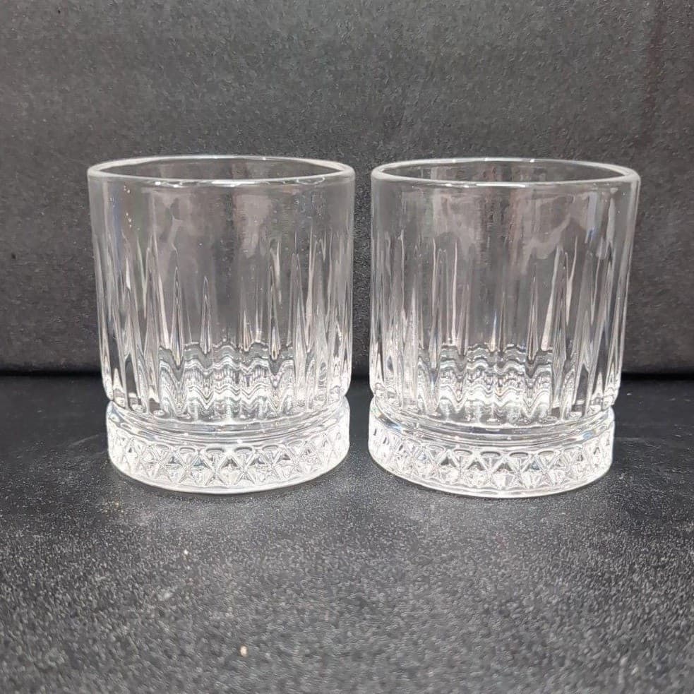Grand Marnier Lowball Tumblers, Set of 2, Vintage Clear Barware, Whiskey Glasses - Thumbnail 5