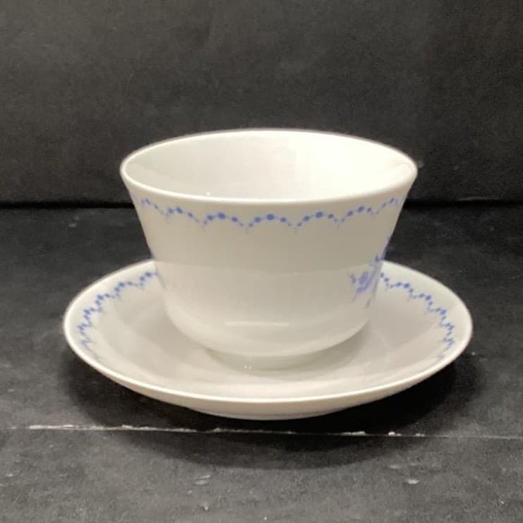 Alboth & Kaiser Bavaria Blue Flowers Condiment Dish, Vintage Floral Gravy Boat - Thumbnail 9