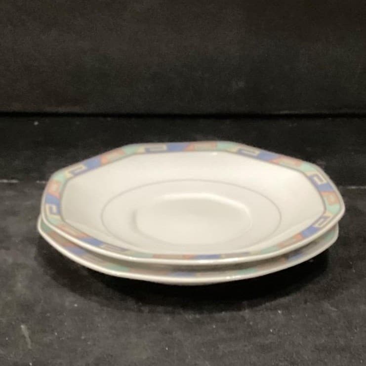 Christopher Stuart Southwest Teacups & Saucers, Set of 2, Vintage 4 Piece Dishes - Thumbnail 11