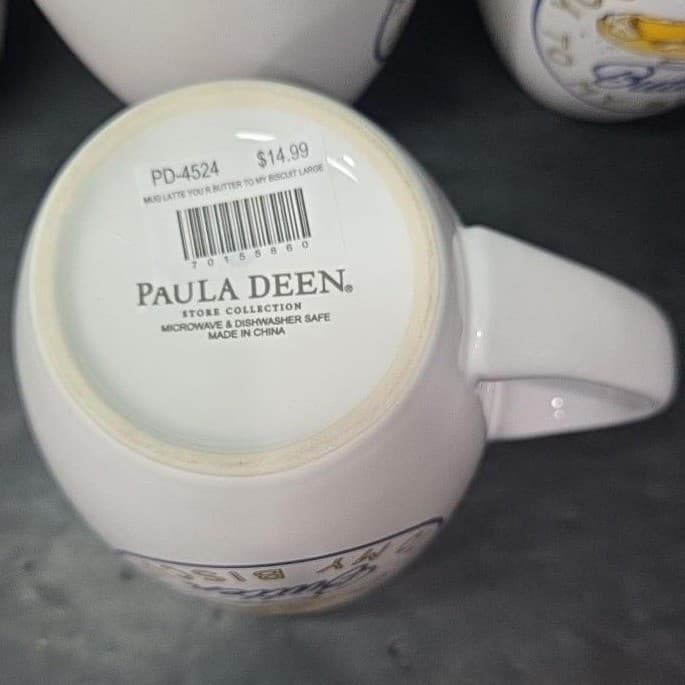 Paula Deen "You're The Butter To My Biscuit" Coffee Cups, Set Of 4, Drinkware - Thumbnail 8