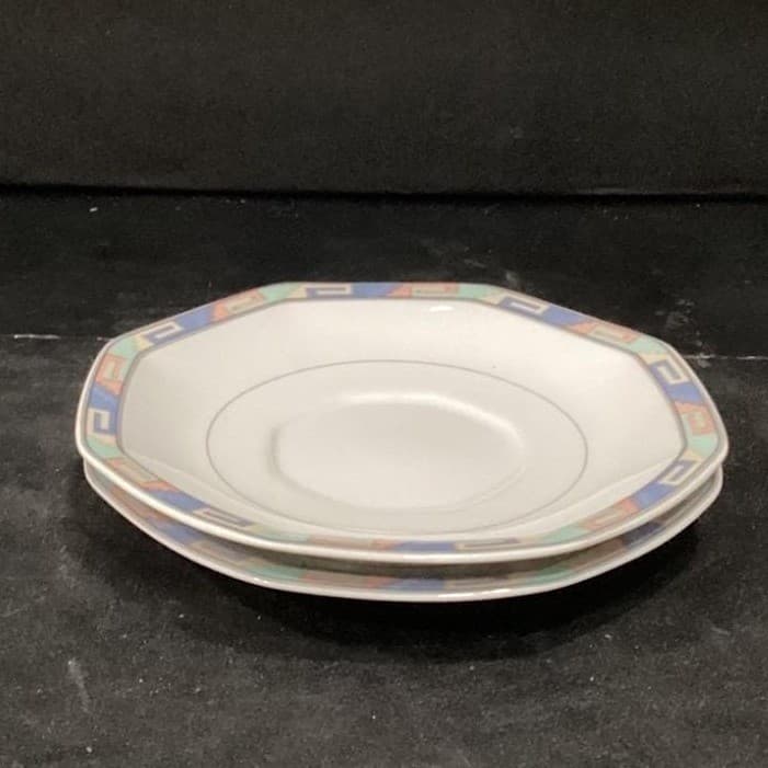 Christopher Stuart Southwest Teacups & Saucers, Set of 2, Vintage 4 Piece Dishes - Thumbnail 10