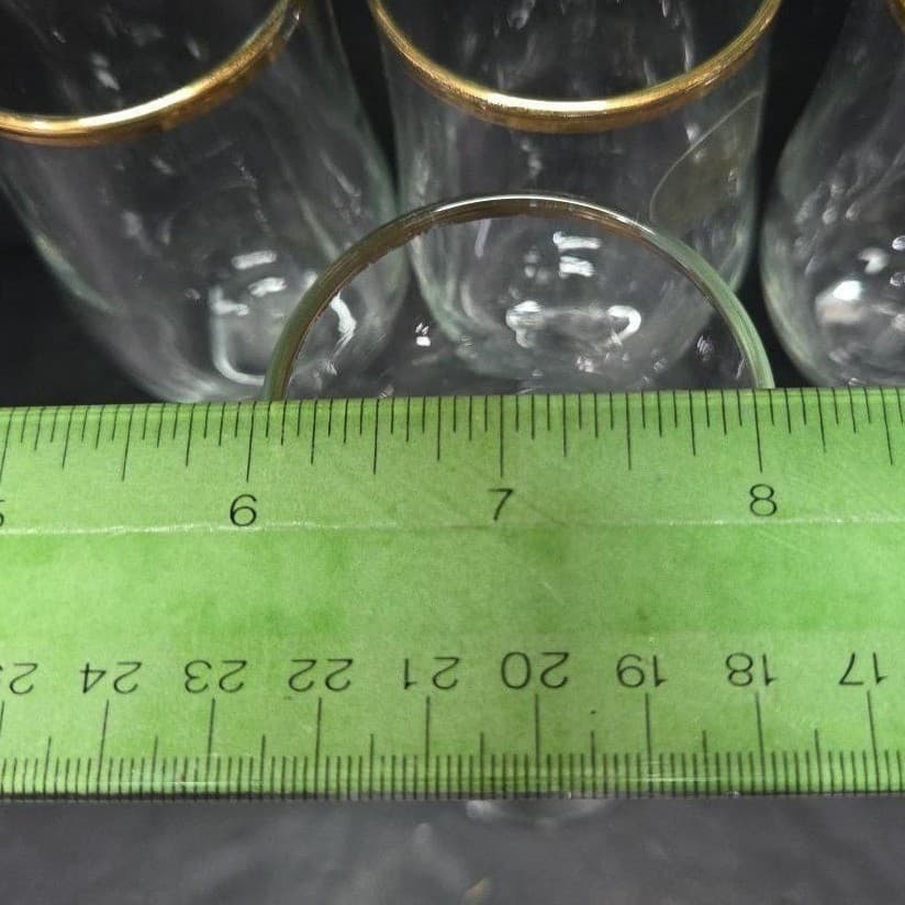 Circleware Tulip Champagne Flutes, Set of 4, Gold Collection, Vintage Stemware - Thumbnail 10