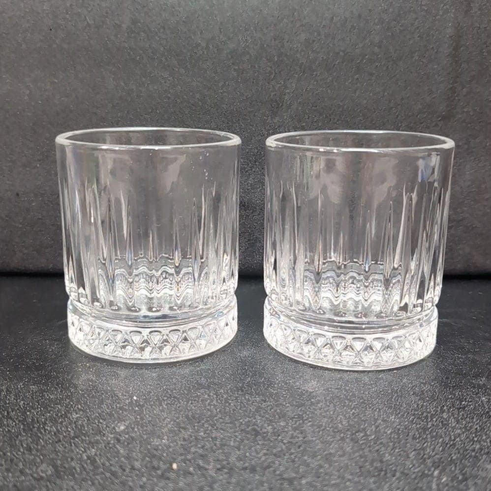 Grand Marnier Lowball Tumblers, Set of 2, Vintage Clear Barware, Whiskey Glasses - Thumbnail 4
