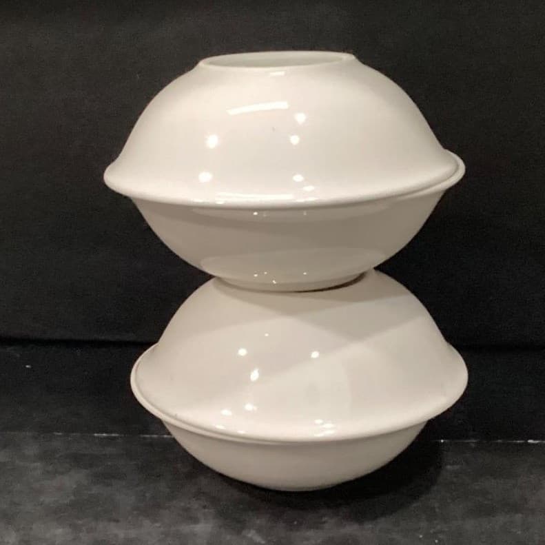 Oneida Kitchen Cereal Bowls, Set of 4, Vintage Holiday Love Peace Joy Design - Thumbnail 10