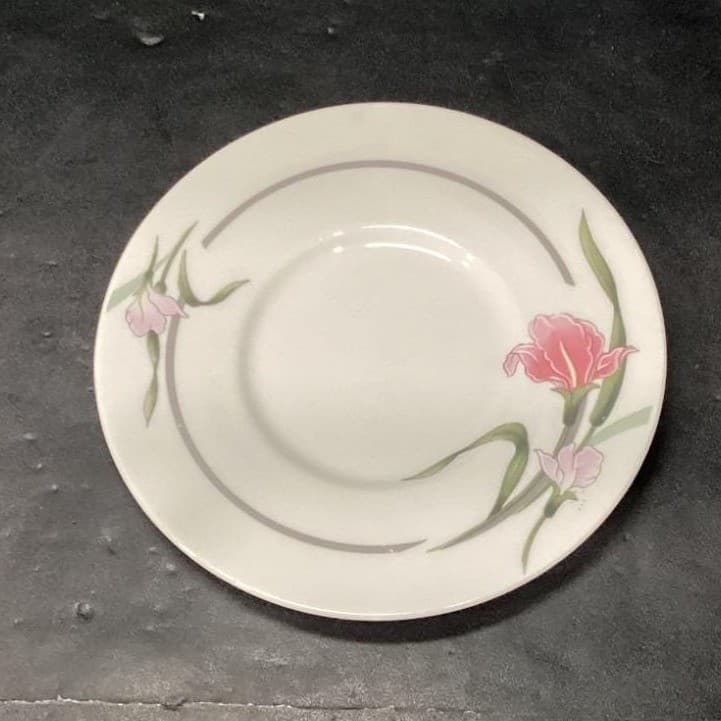 Artland Collection Rhine China Pearl Saucers, Set Of 2 Vintage Floral Dinnerware - Thumbnail 3