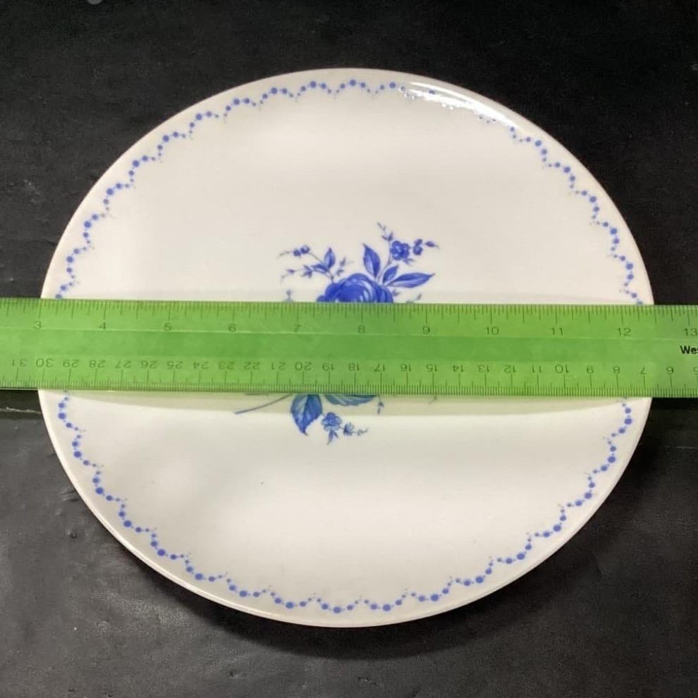 Alboth & Kaiser Bavaria Blue Flower Dinner Plates, Set of 2, Vintage Dinnerware - Thumbnail 6