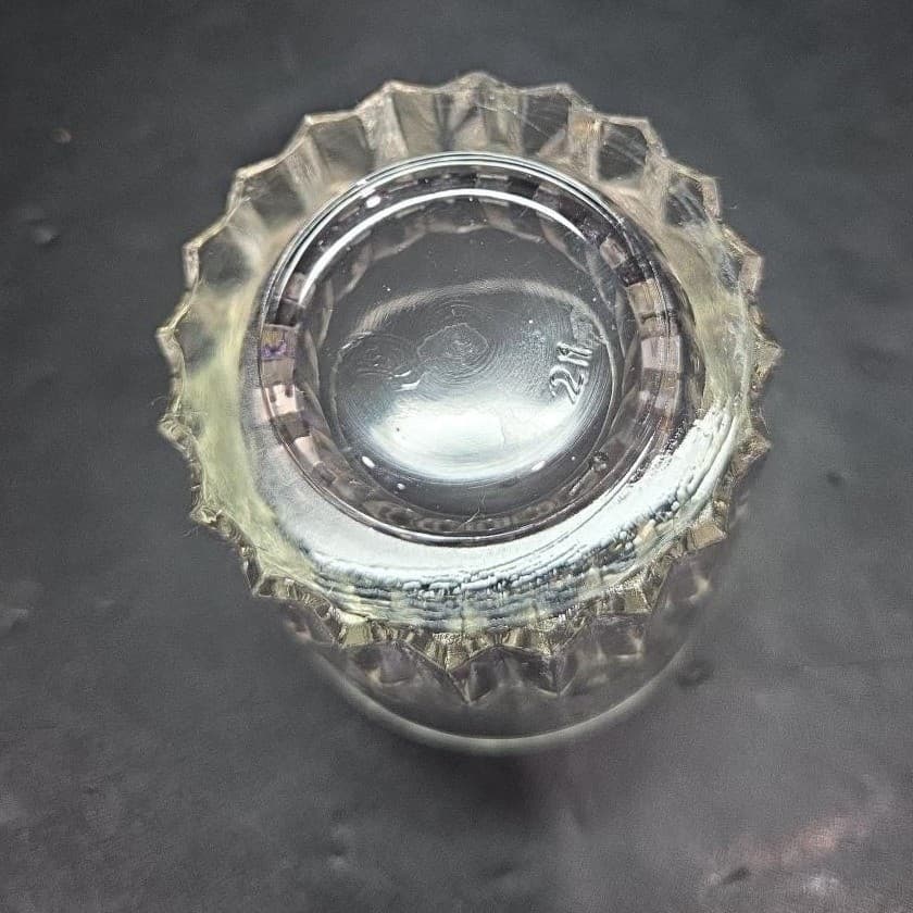 Rotary Whiskey Lowball Tumblers, Set of 2 Vintage Clear Rocks Glasses, Drinkware - Thumbnail 8