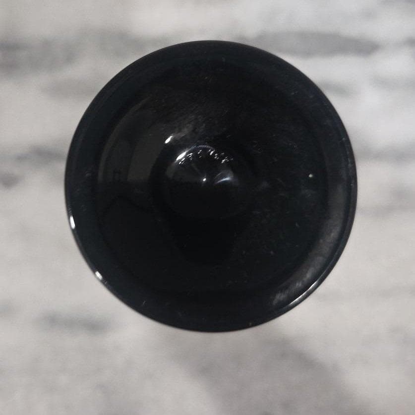 Luminarc Black Stem Wine Glass, 10oz French Vintage Goblet, Replacement Stemware - Thumbnail 4