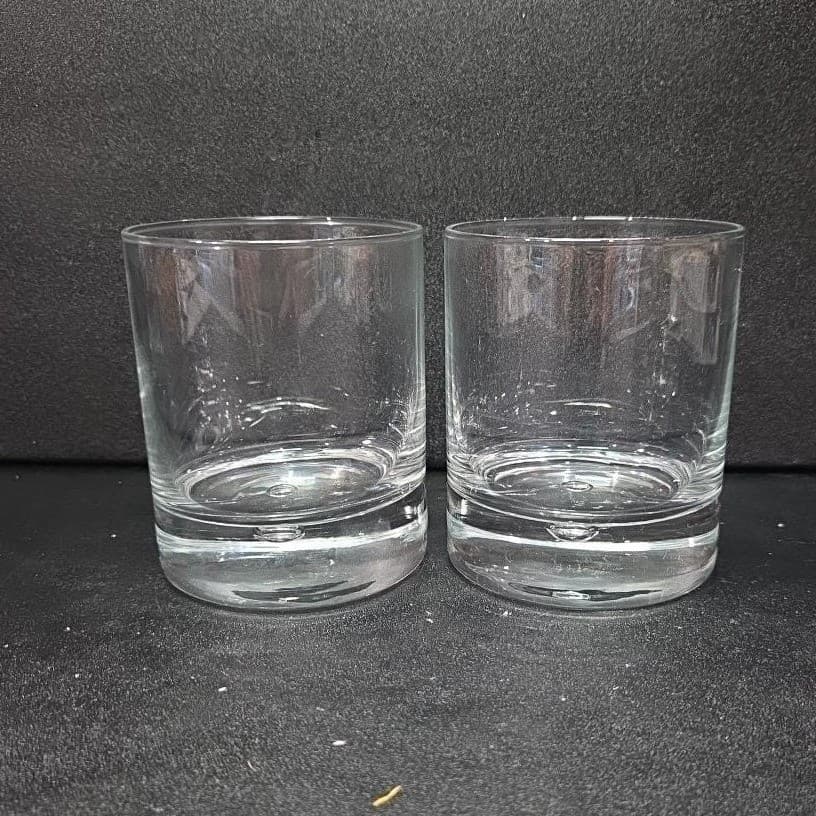 Circleware Crystal Double Old Fashioned Glasses, Set of 2, Vintage Luxor Design - Thumbnail 4