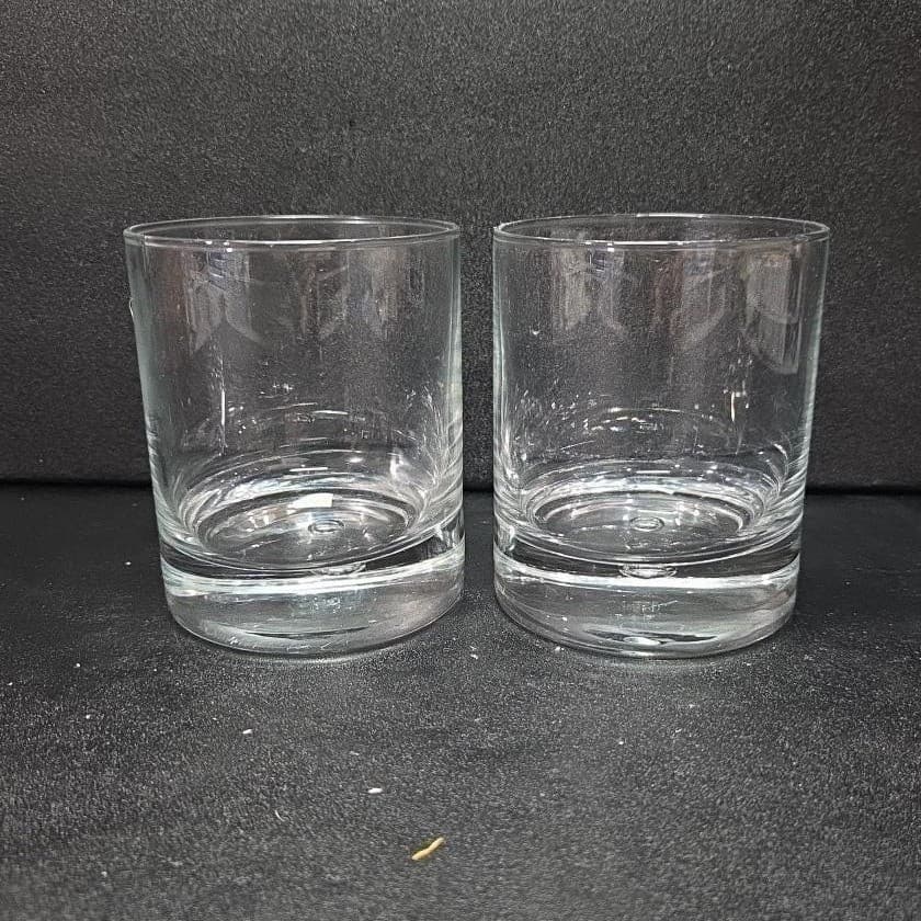 Circleware Crystal Double Old Fashioned Glasses, Set of 2, Vintage Luxor Design - Thumbnail 3