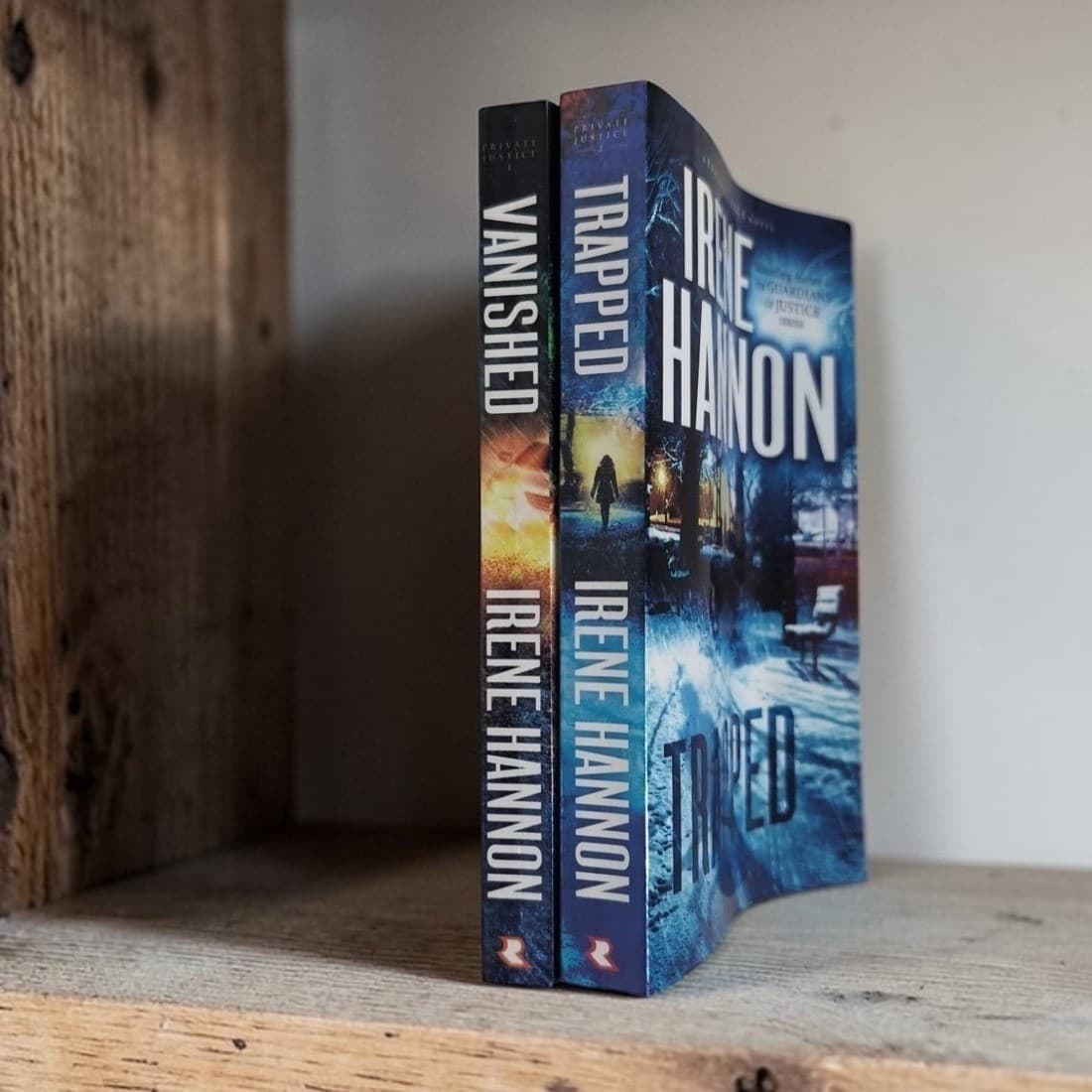 Irene Hannon Private Justice Series: Vanished & Trapped, Romantic Suspense Books