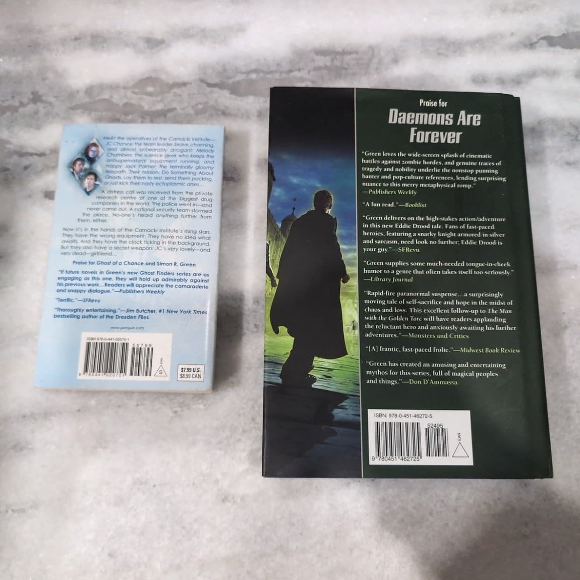 Simon R Green Book Lot, The Spy Who Haunted Me Hardcover & Ghost of a Smile PB - Thumbnail 4