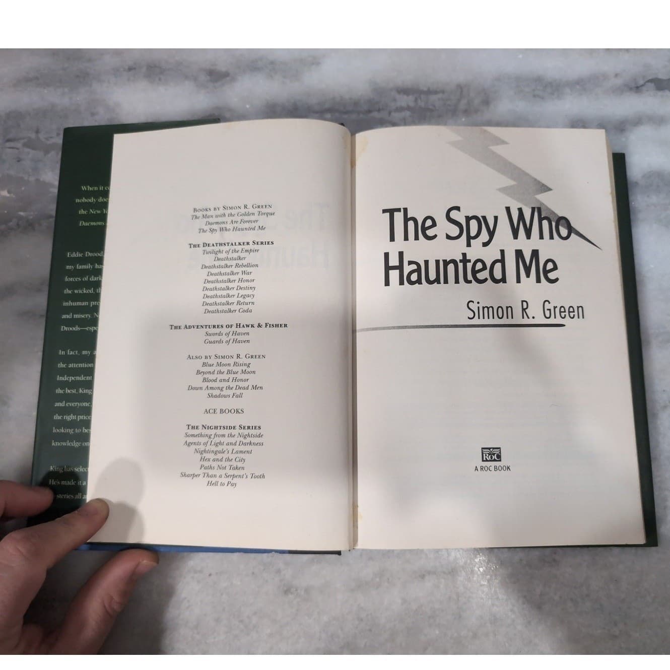Simon R Green Book Lot, The Spy Who Haunted Me Hardcover & Ghost of a Smile PB - Thumbnail 6
