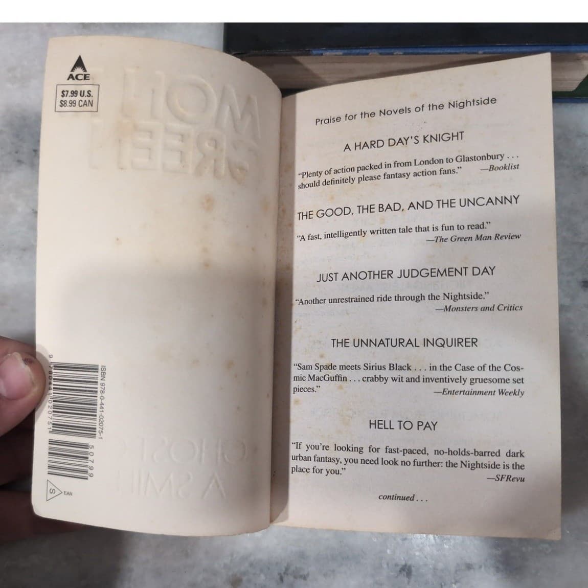 Simon R Green Book Lot, The Spy Who Haunted Me Hardcover & Ghost of a Smile PB - Thumbnail 8