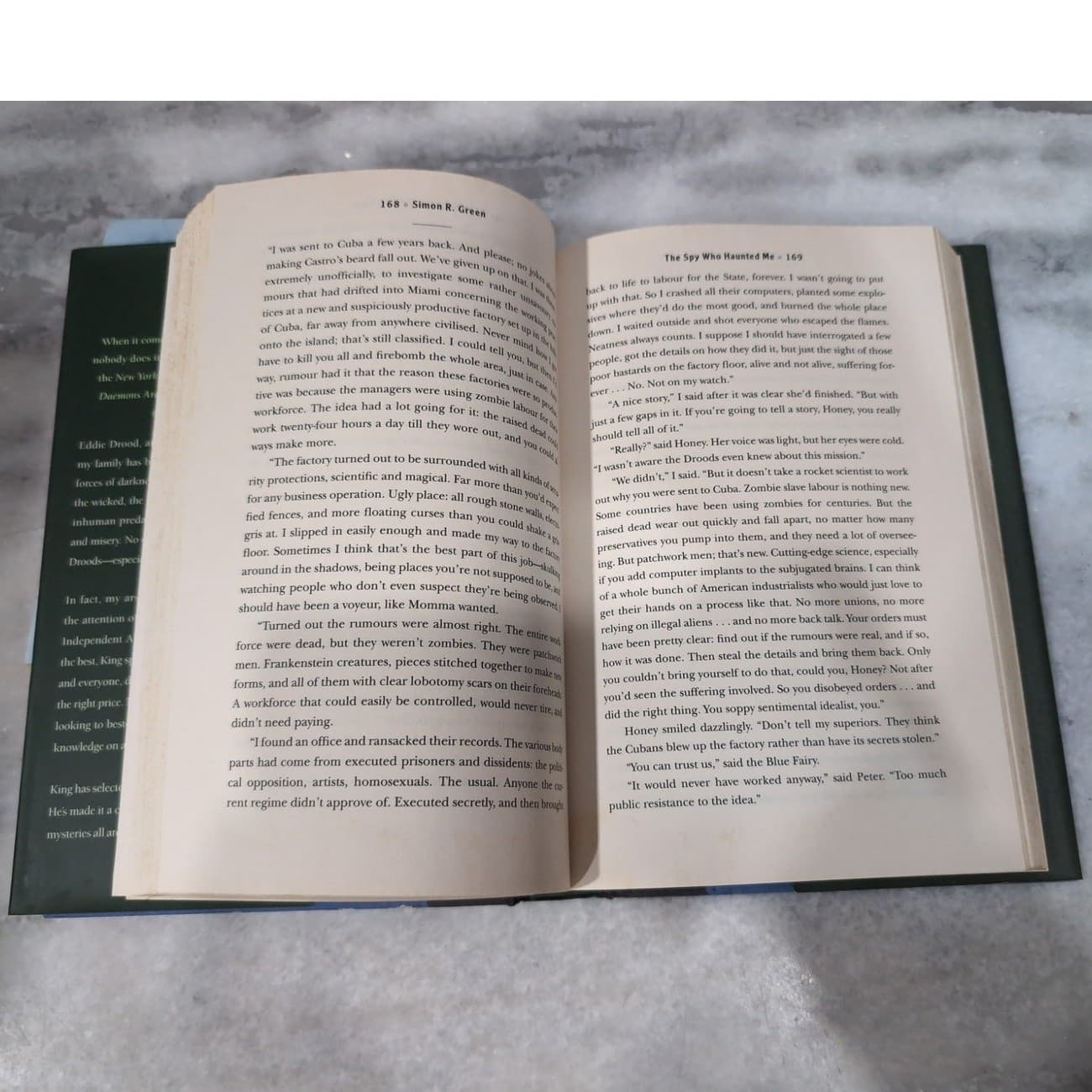 Simon R Green Book Lot, The Spy Who Haunted Me Hardcover & Ghost of a Smile PB - Thumbnail 7