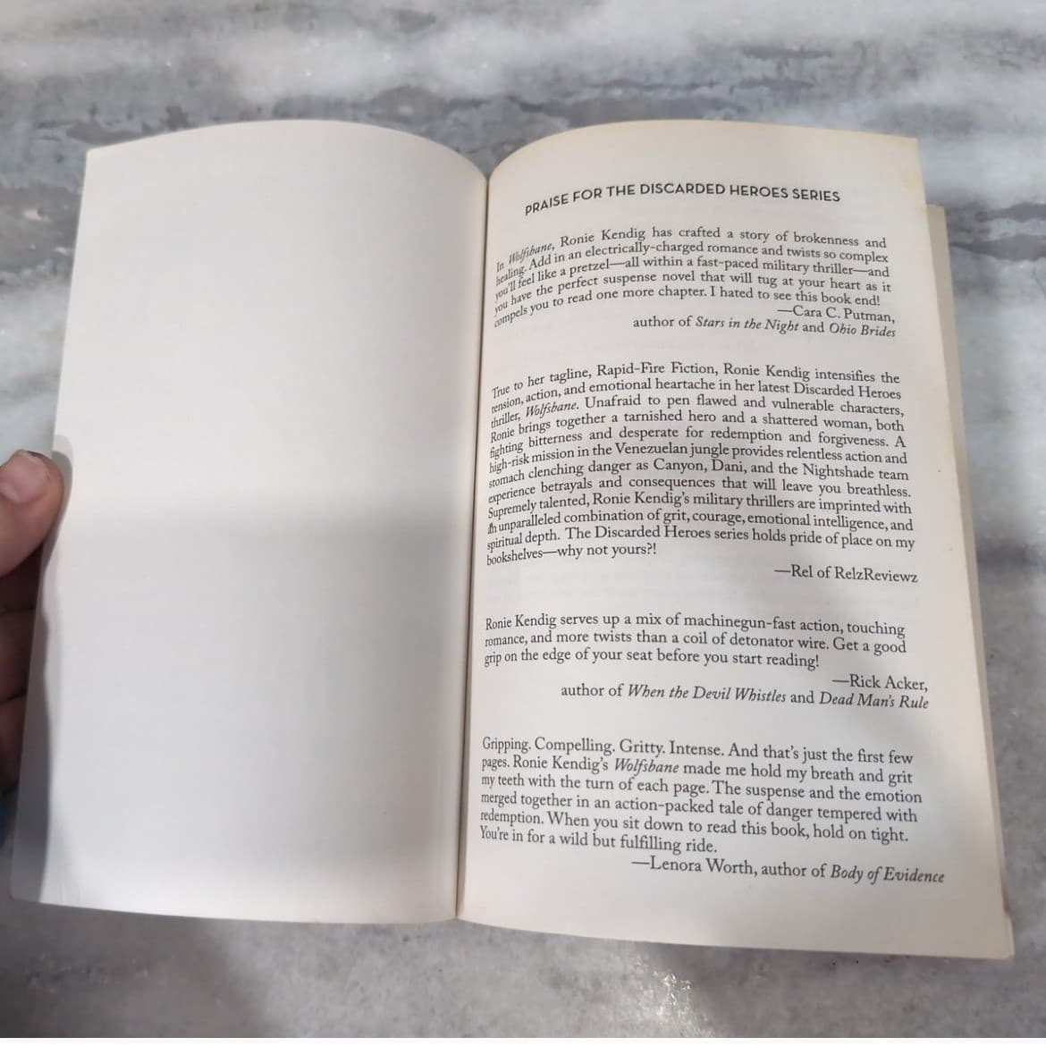 Ronie Kendig Discarded Heroes Wolfsbane & Firethorn Military Suspense Books - Thumbnail 8