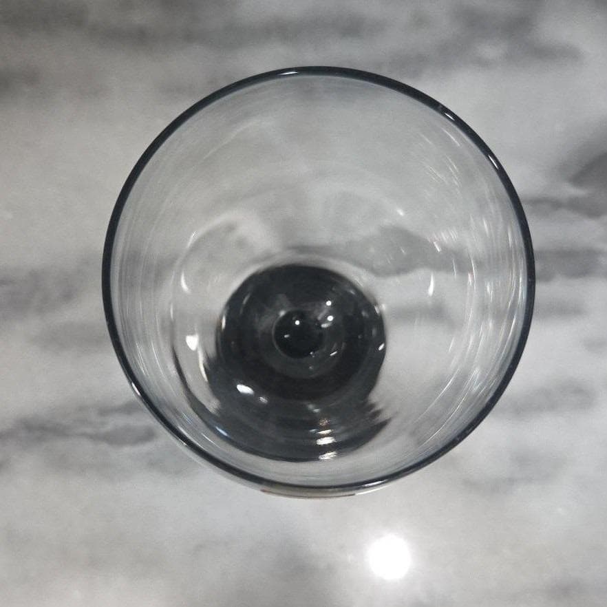 Luminarc Black Stem Wine Glass, 10oz French Vintage Goblet, Replacement Stemware - Thumbnail 5