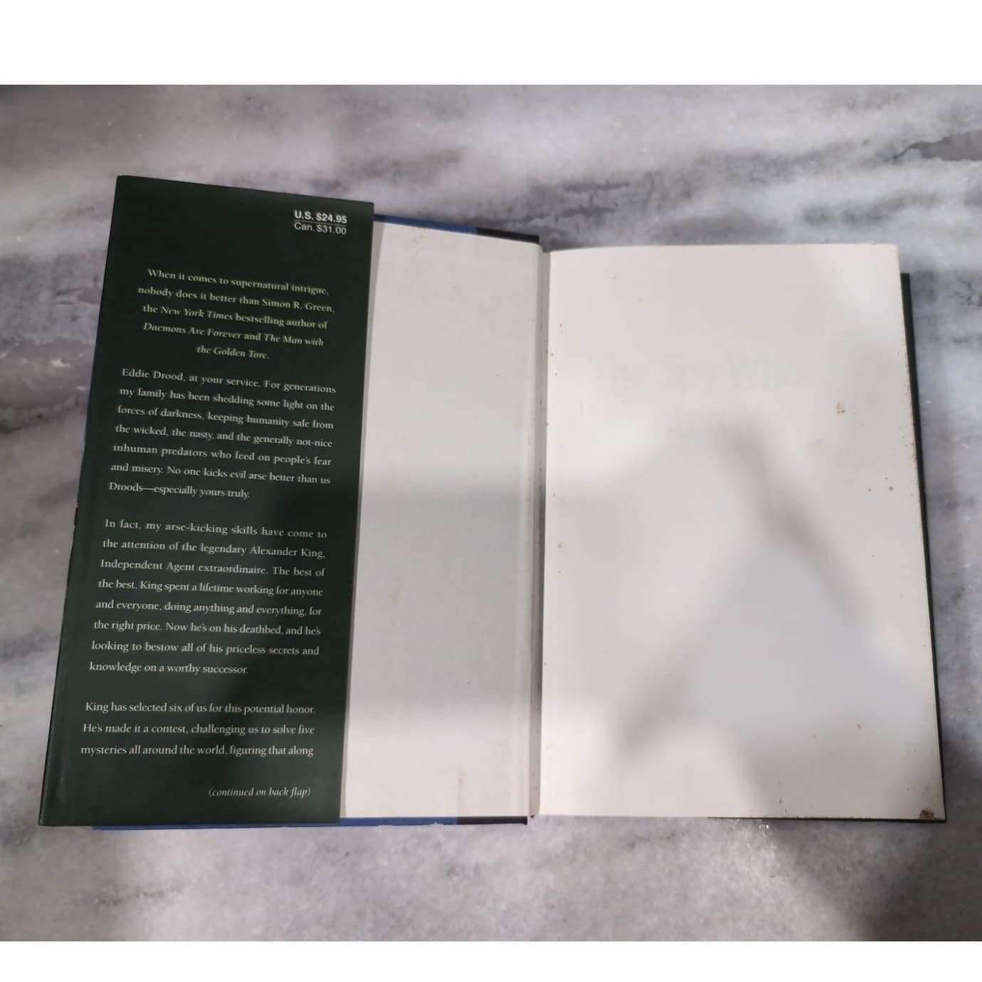 Simon R Green Book Lot, The Spy Who Haunted Me Hardcover & Ghost of a Smile PB - Thumbnail 5