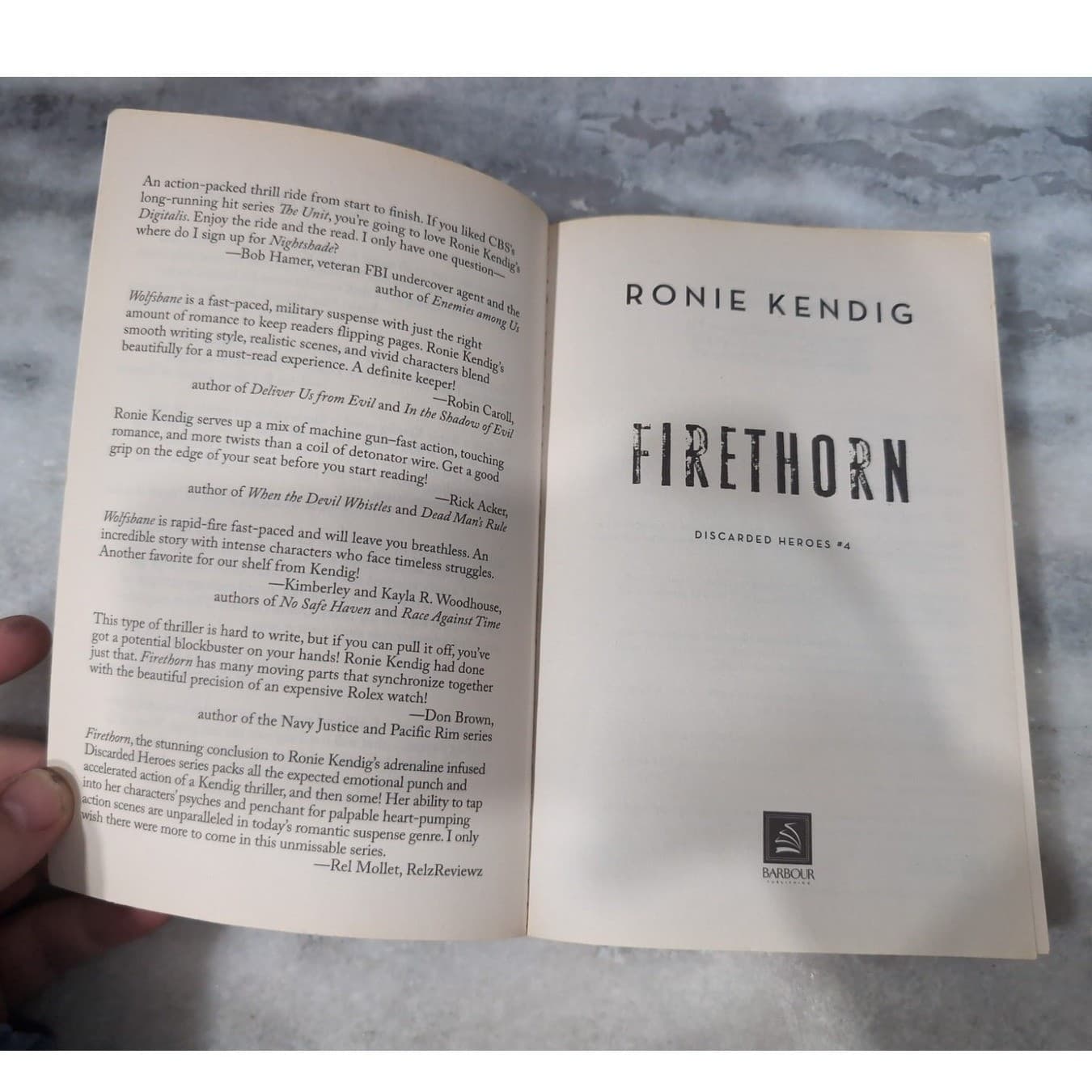 Ronie Kendig Discarded Heroes Wolfsbane & Firethorn Military Suspense Books - Thumbnail 6